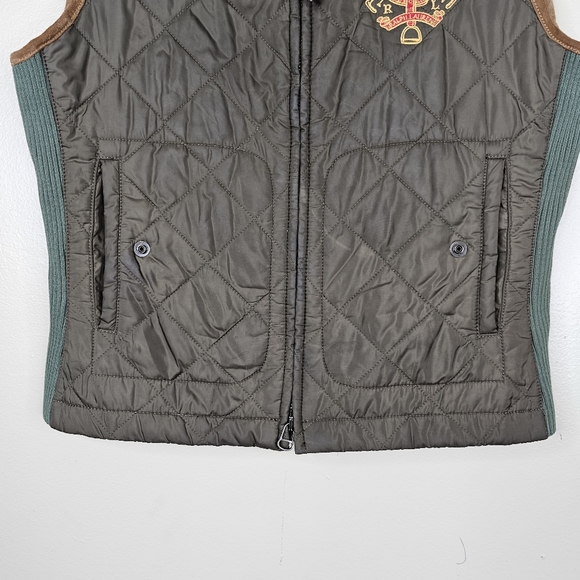 Ralph Lauren crested vest size M - Picture 3 of 10